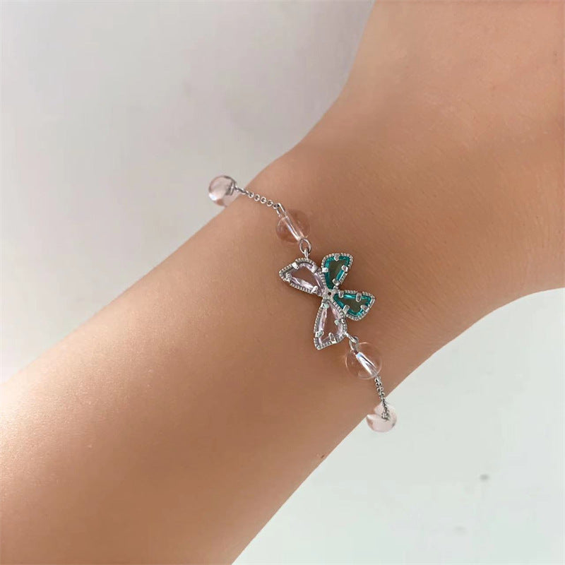 Handmade Sterling Silver Butterfly Bracelet