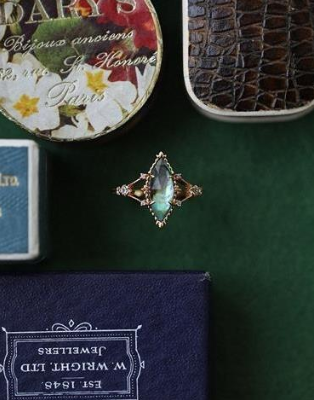 3D White Crystal Mosaic S925 Silver-Plated Ring