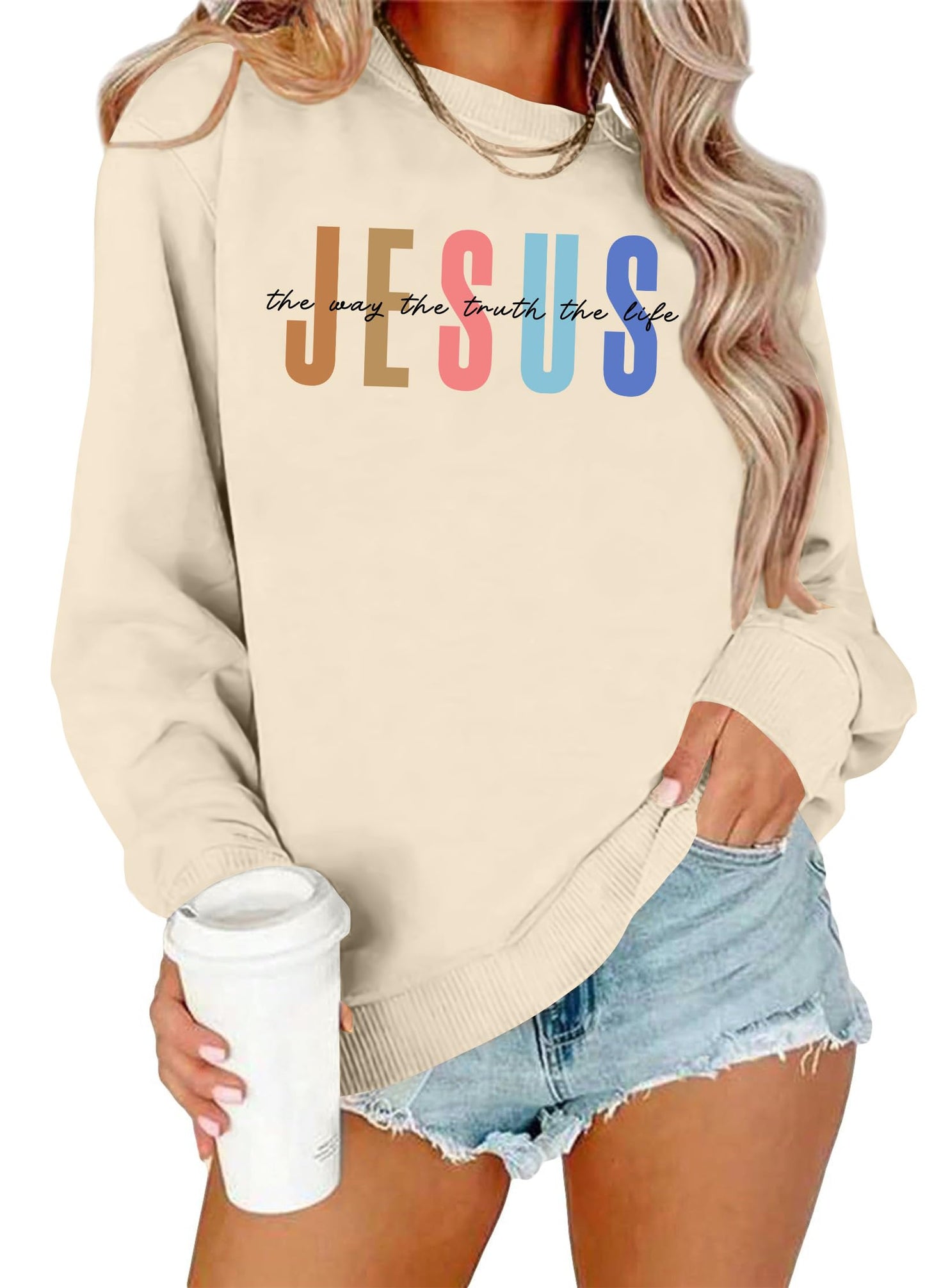 Jesus Sweatshirt – Women's Size Large