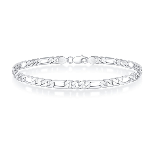 Men's Figaro Bracelet – Solid 925 Sterling Silver