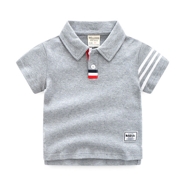 Summer Boys Cotton Polo T-shirts