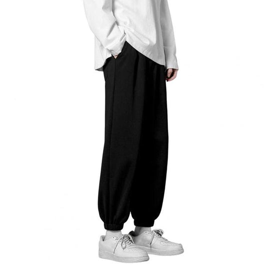 Men's Ice Silk Pants – Lightweight Loose Fit Casual Pants for Spring & Summer