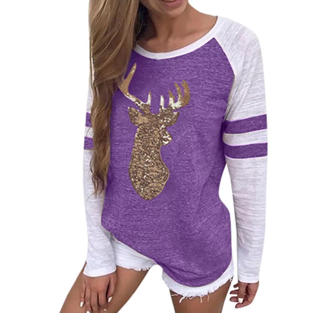 Dragonfly Long Sleeve T-Shirt with Letter Print