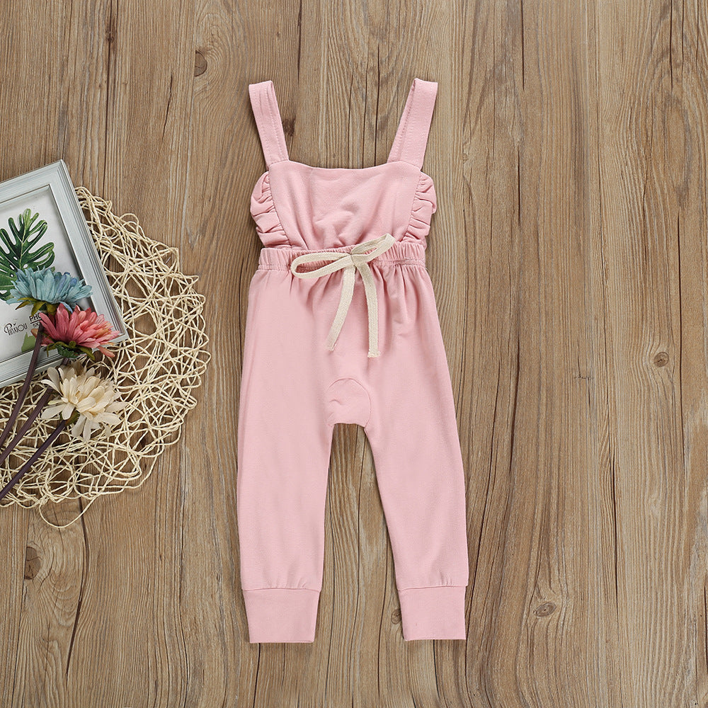 Summer Striped Cotton Baby Girls' Romper