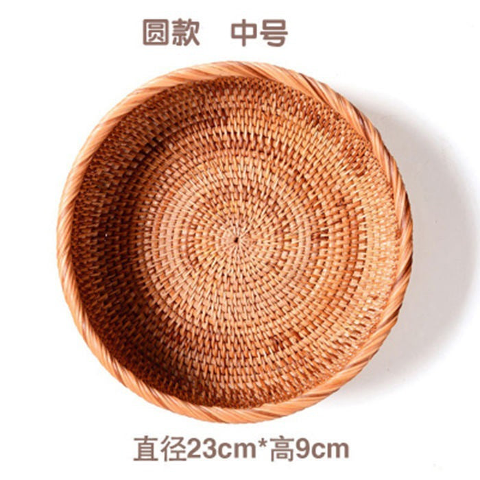 Vietnamese Wicker Rattan Basket Set (3 Pieces)