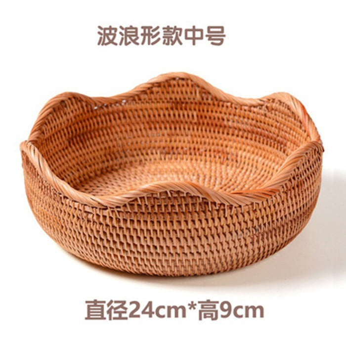 Vietnamese Wicker Rattan Basket Set (3 Pieces)
