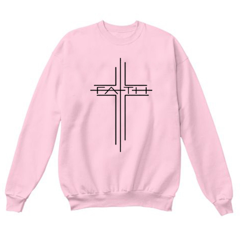 Faith Cross Graphic Women's Sweatshirt
