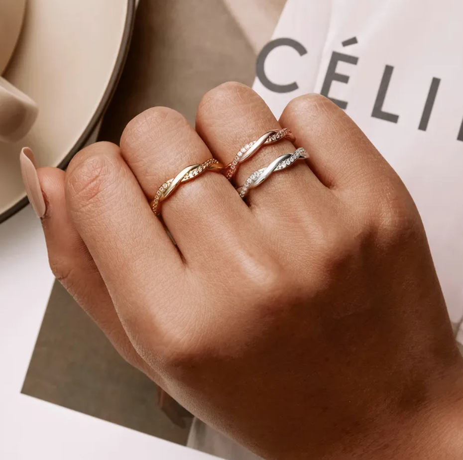 Sterling Silver Twisted Rope Ring