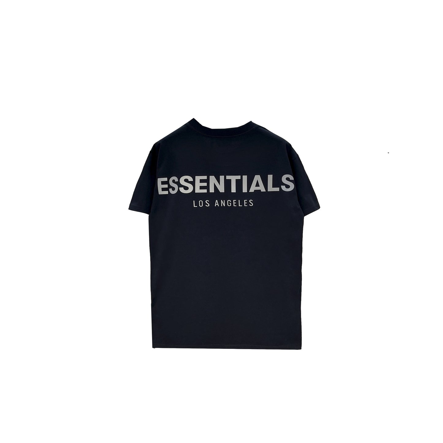 FOG Essentials Reflective Letter Tee – Loose Fit Unisex Short Sleeve T-Shirt