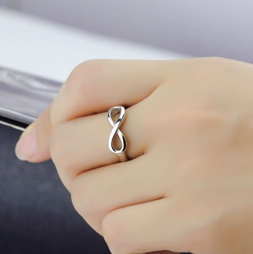 Silver Plated Infinity Ring