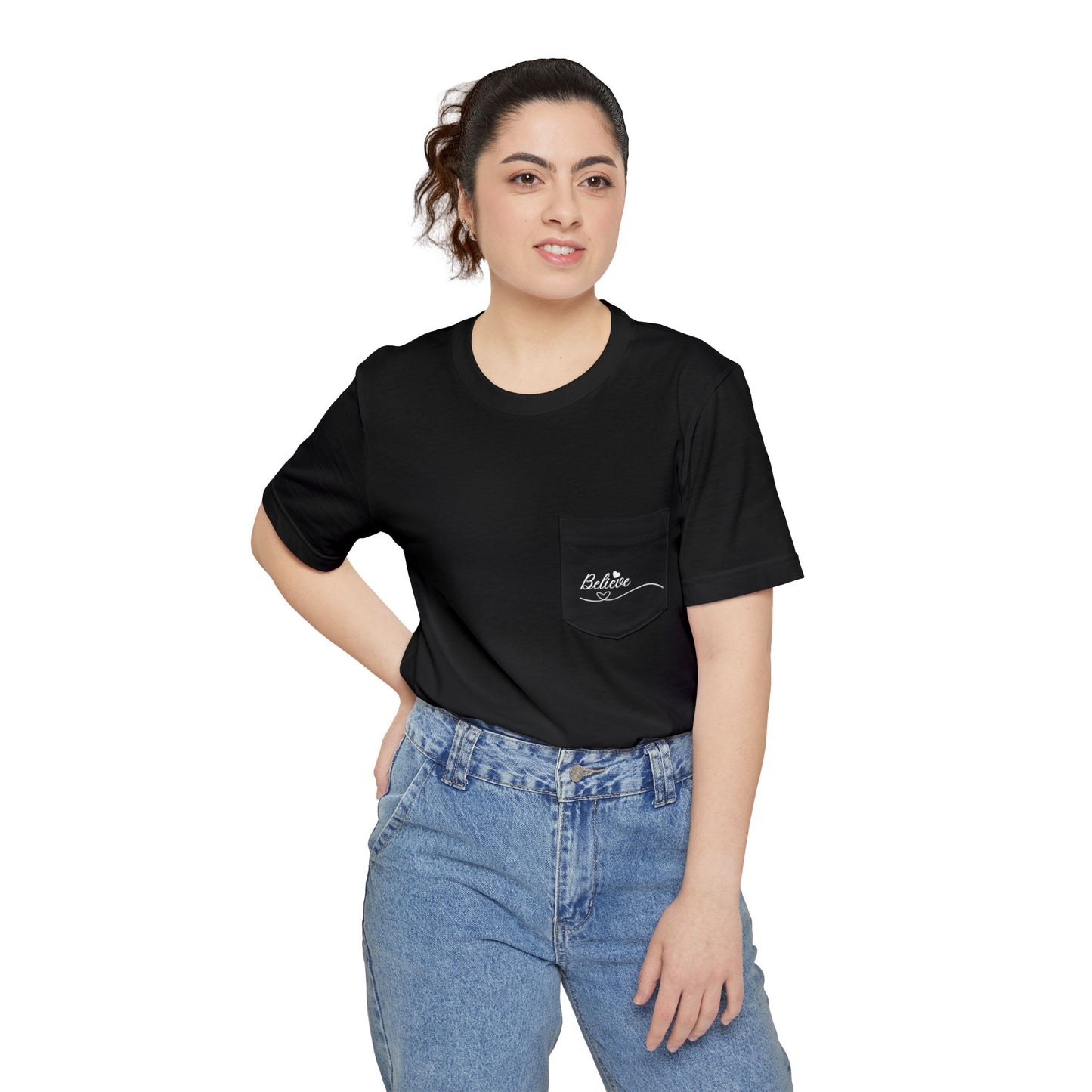 Believe Pocket Tee — Half Moon Cay Edition