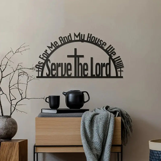 Cross & Bible Wall Art Decor for Home and Events