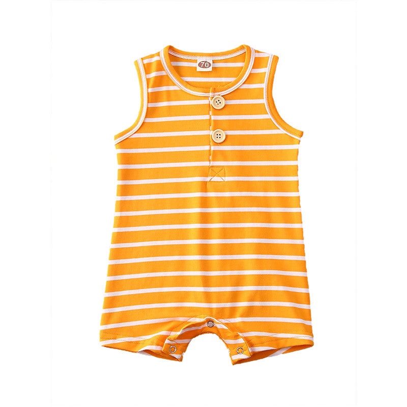 Baby Boy Striped Romper