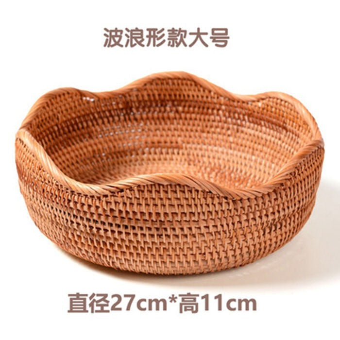 Vietnamese Wicker Rattan Basket Set (3 Pieces)