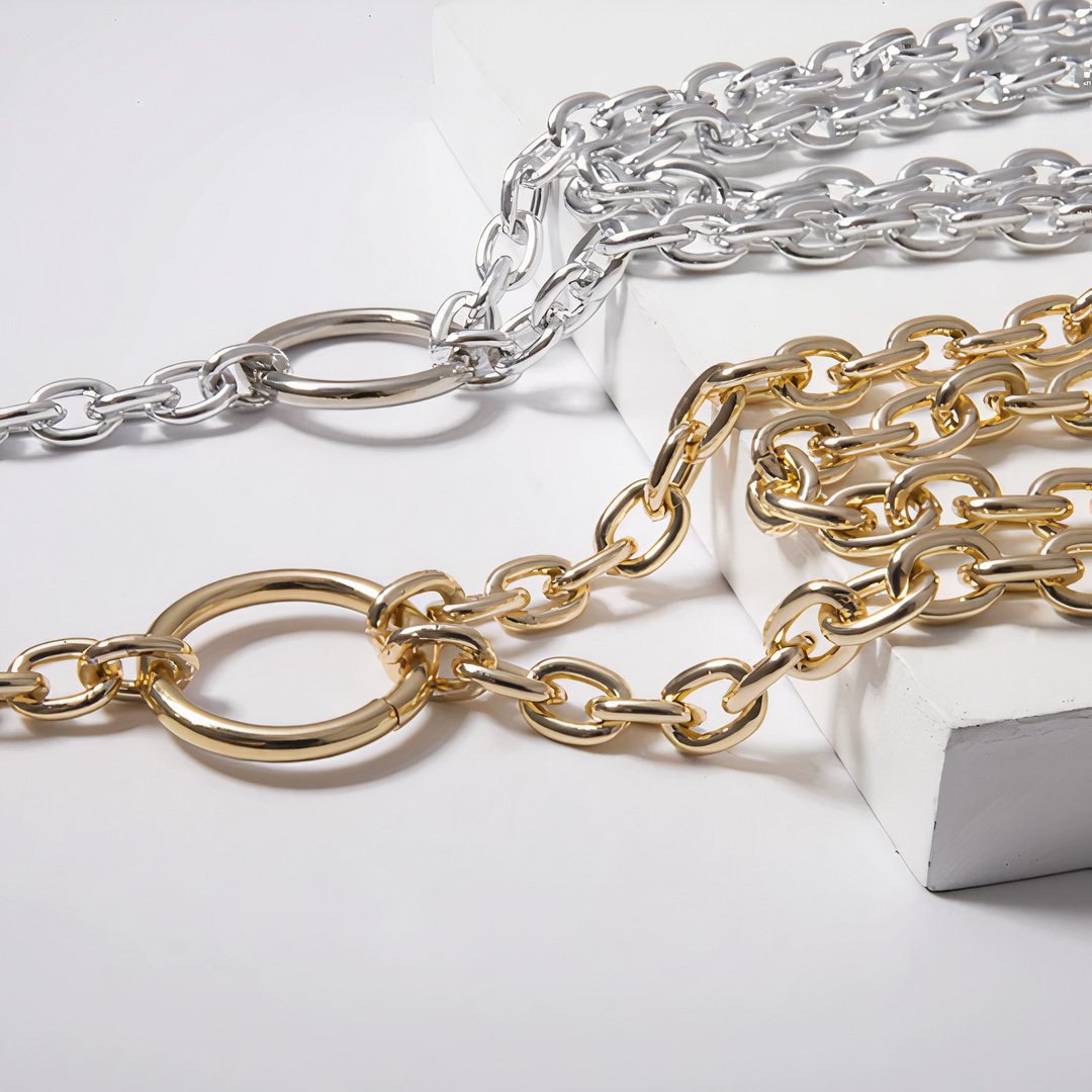 Chic Chain Lariat Necklace — Gold & Silver Plated