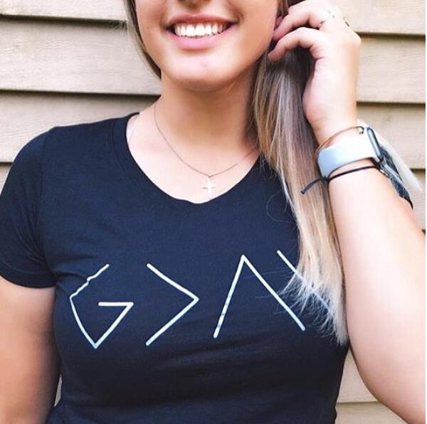 God Is Greater Unisex Cotton T-Shirt – Faith-Inspired Streetwear