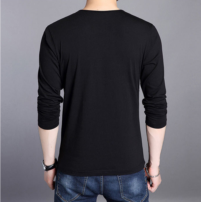 Men's Long Sleeve T-Shirt - Basic Tee