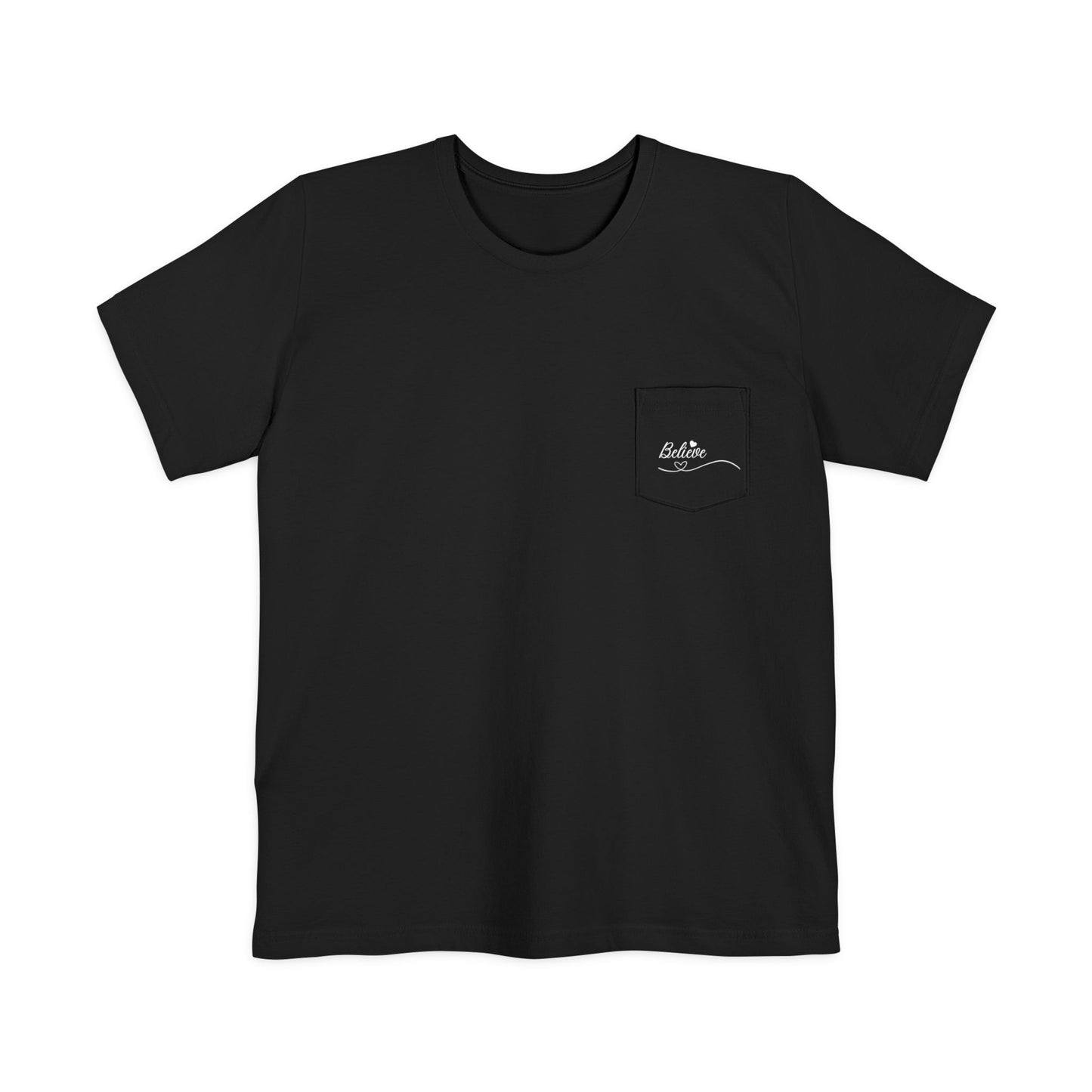 Believe Pocket Tee — Half Moon Cay Edition
