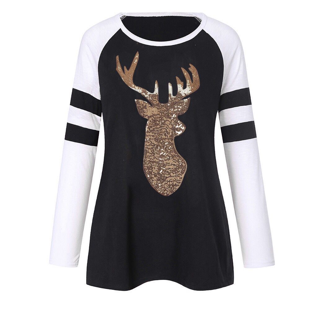Dragonfly Long Sleeve T-Shirt with Letter Print