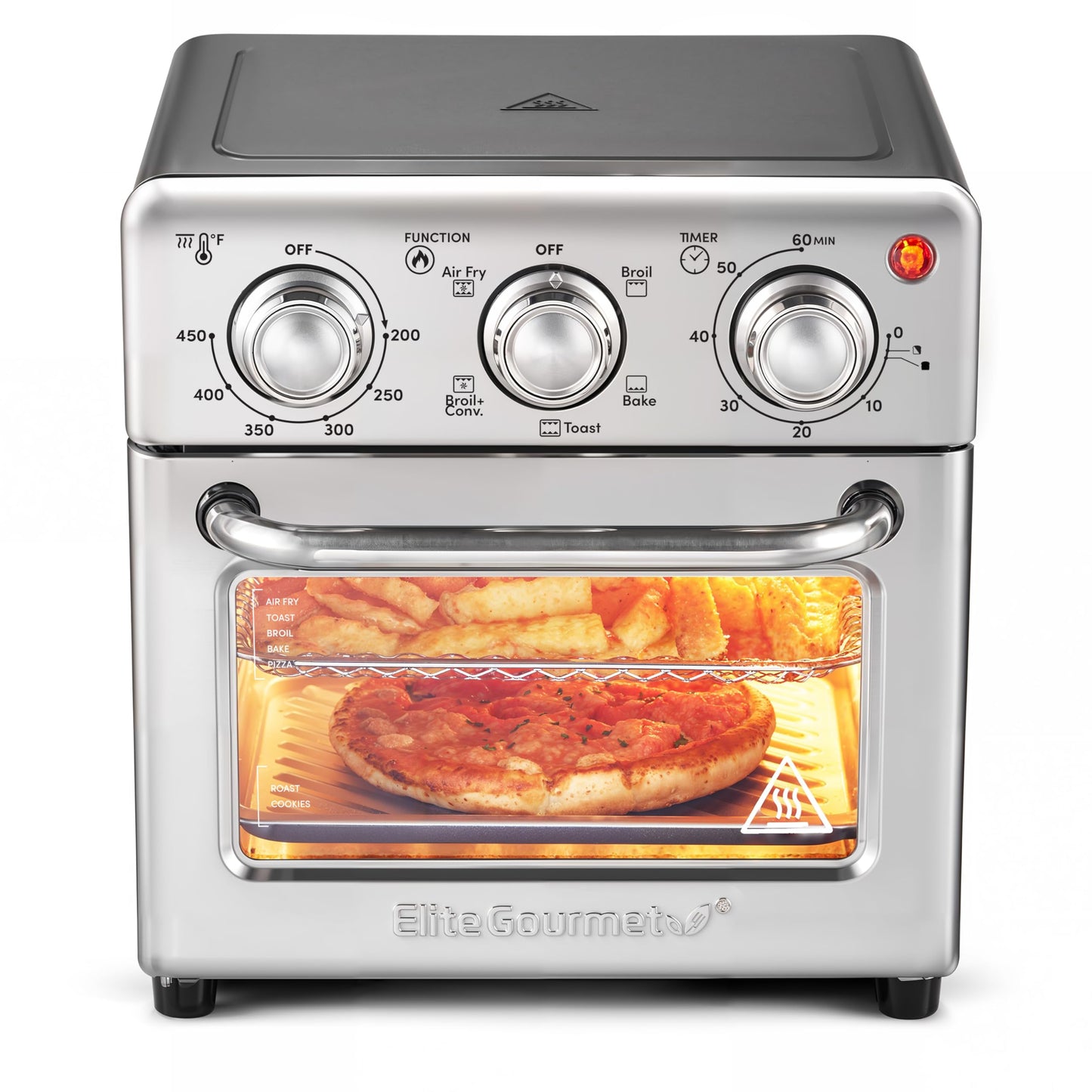 Elite Gourmet 8.5 Qt. Capacity Air Fryer Oven
