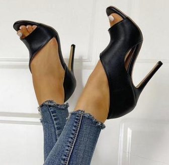 Women's Summer Open-Toe Heels