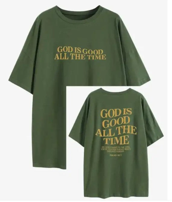 God Is Good Short Sleeve T-Shirt – Women's Faith-Inspired Graphic Tee