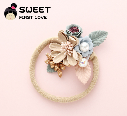 Children's Hair Band with Pearl Accents