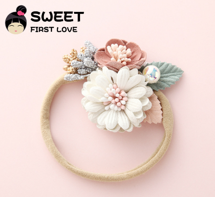 Children's Hair Band with Pearl Accents