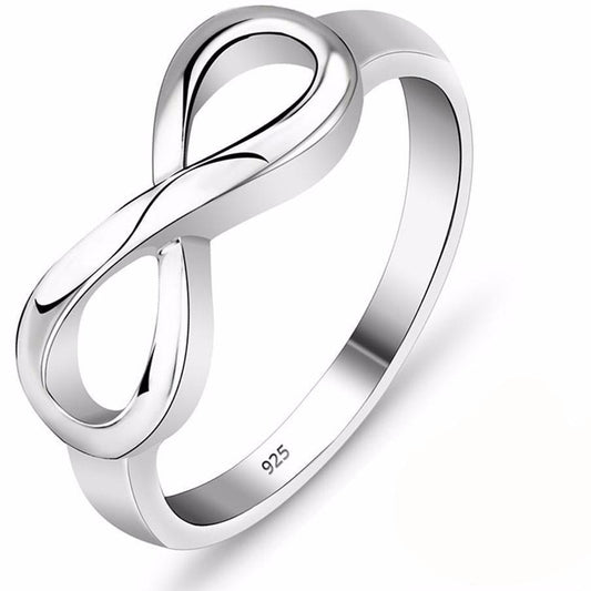 Silver Plated Infinity Ring