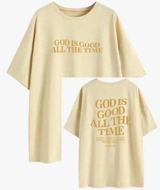 God Is Good Short Sleeve T-Shirt – Women's Faith-Inspired Graphic Tee