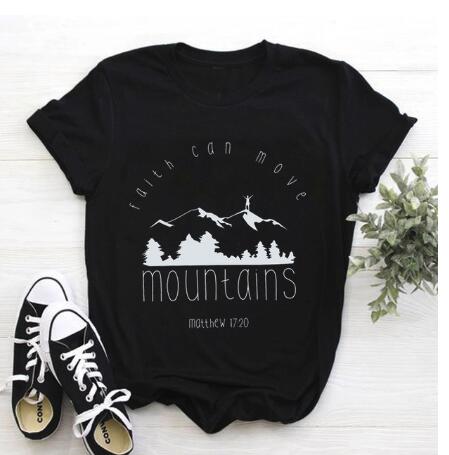 Faith Can Move Mountains-T-Shirts