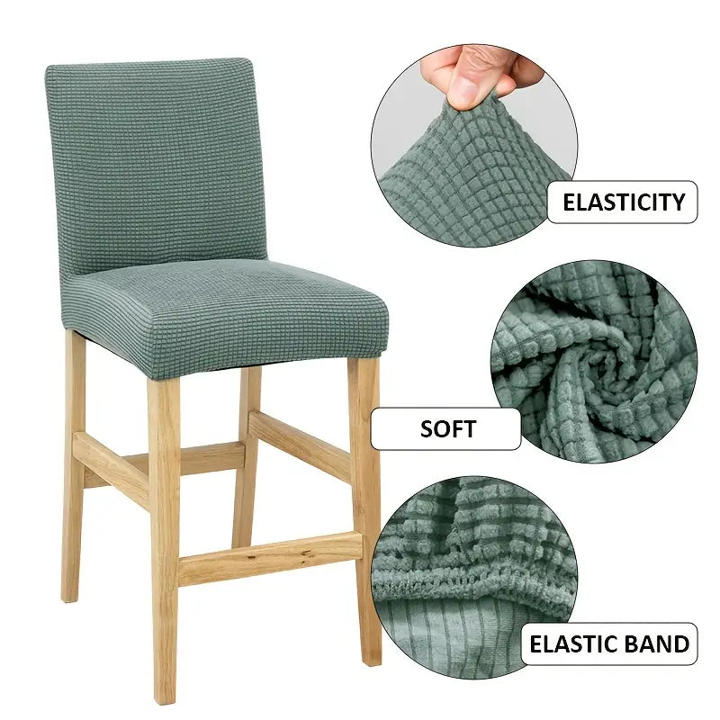 Water Repellent Stretch Spandex Bar Stool Covers