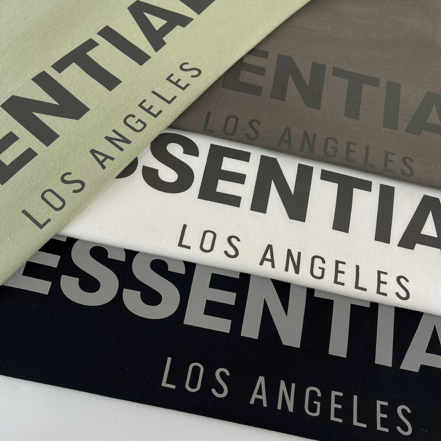 FOG Essentials Reflective Letter Tee – Loose Fit Unisex Short Sleeve T-Shirt