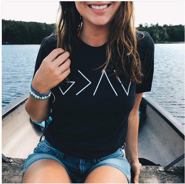 God Is Greater Unisex Cotton T-Shirt – Faith-Inspired Streetwear