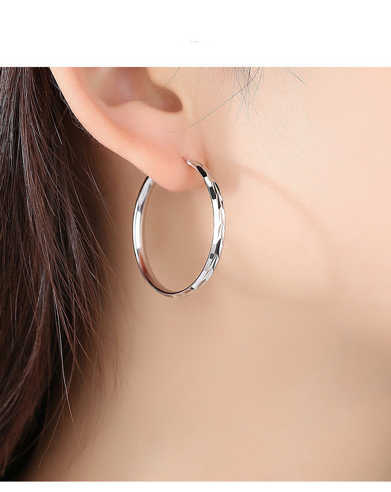 925 Silver Hoop Earrings for Women