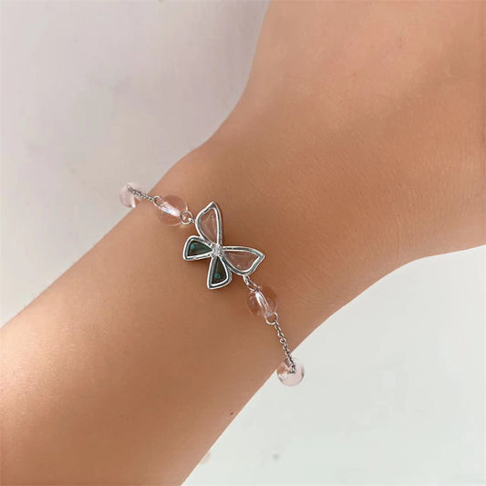 Handmade Sterling Silver Butterfly Bracelet