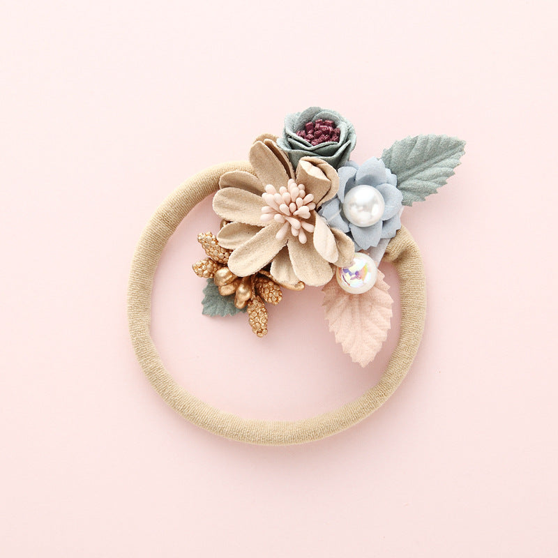 Children's Hair Band with Pearl Accents
