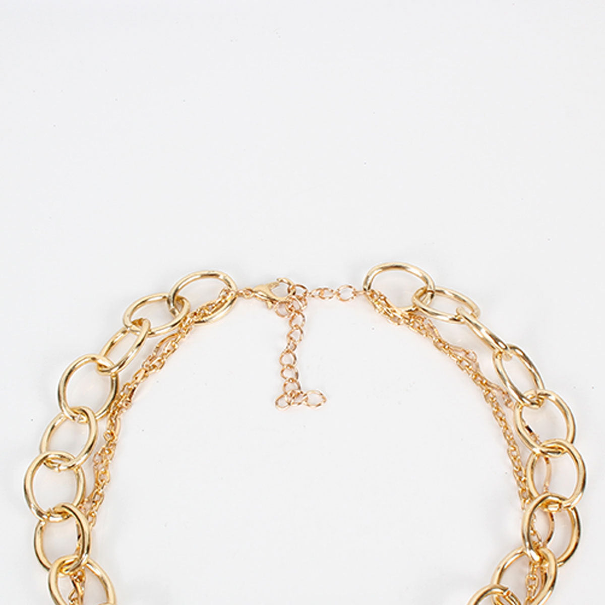 Exaggerated Layered Necklace with Sunflower Pendant