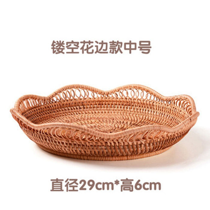 Vietnamese Wicker Rattan Basket Set (3 Pieces)