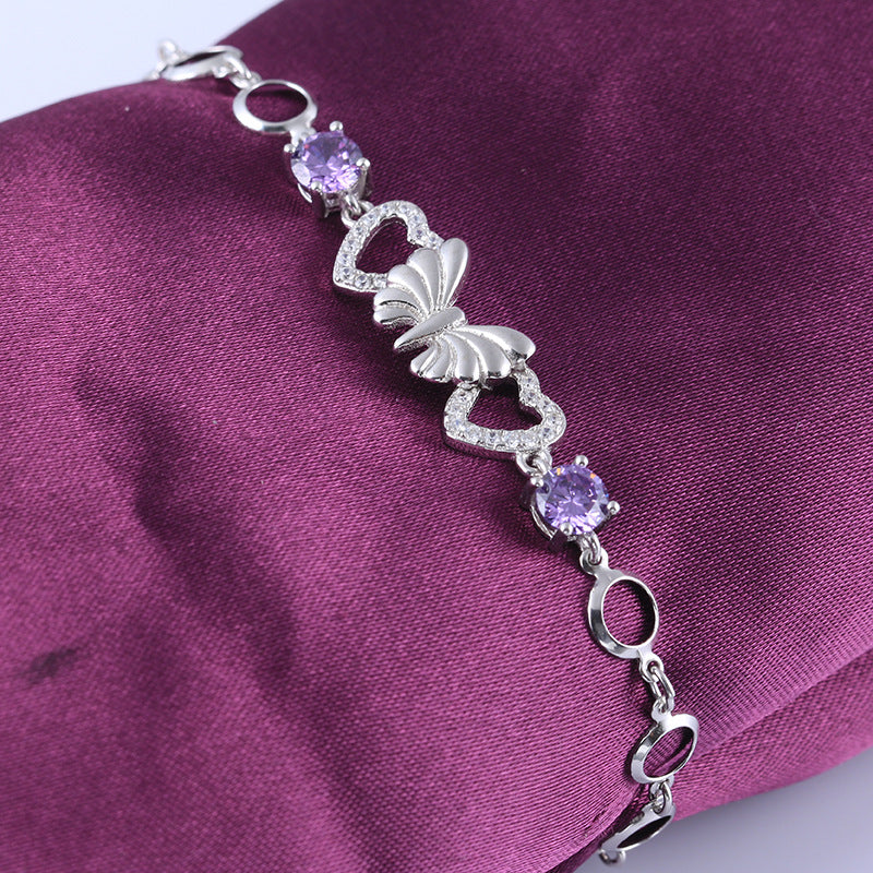 925 Sterling Silver Butterfly Bracelet