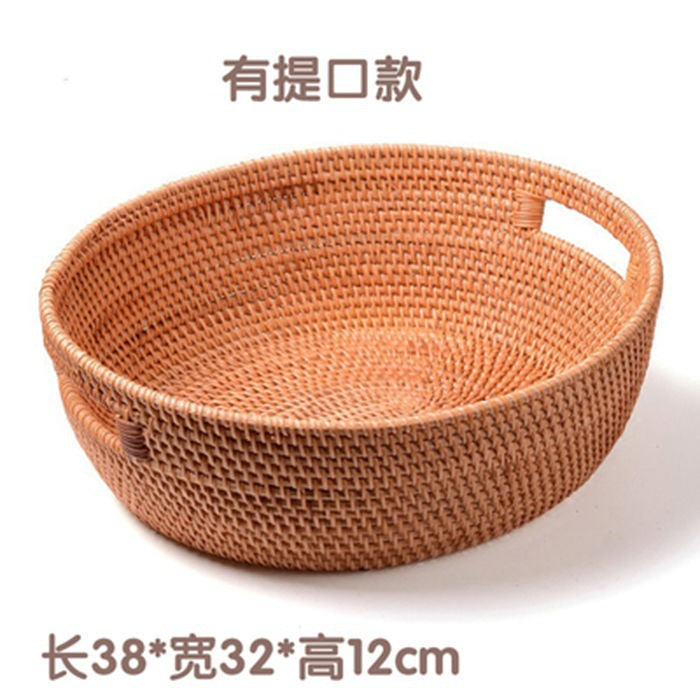 Vietnamese Wicker Rattan Basket Set (3 Pieces)