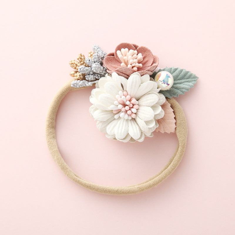 Children's Hair Band with Pearl Accents
