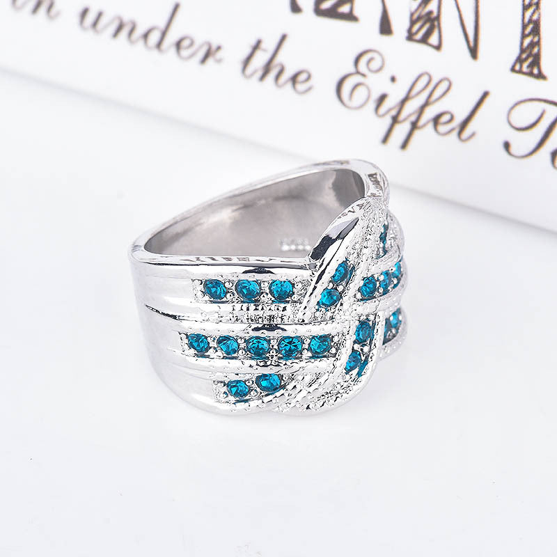 Sapphire Ring for Women – 925 Sterling Silver