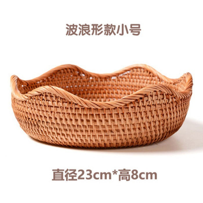 Vietnamese Wicker Rattan Basket Set (3 Pieces)