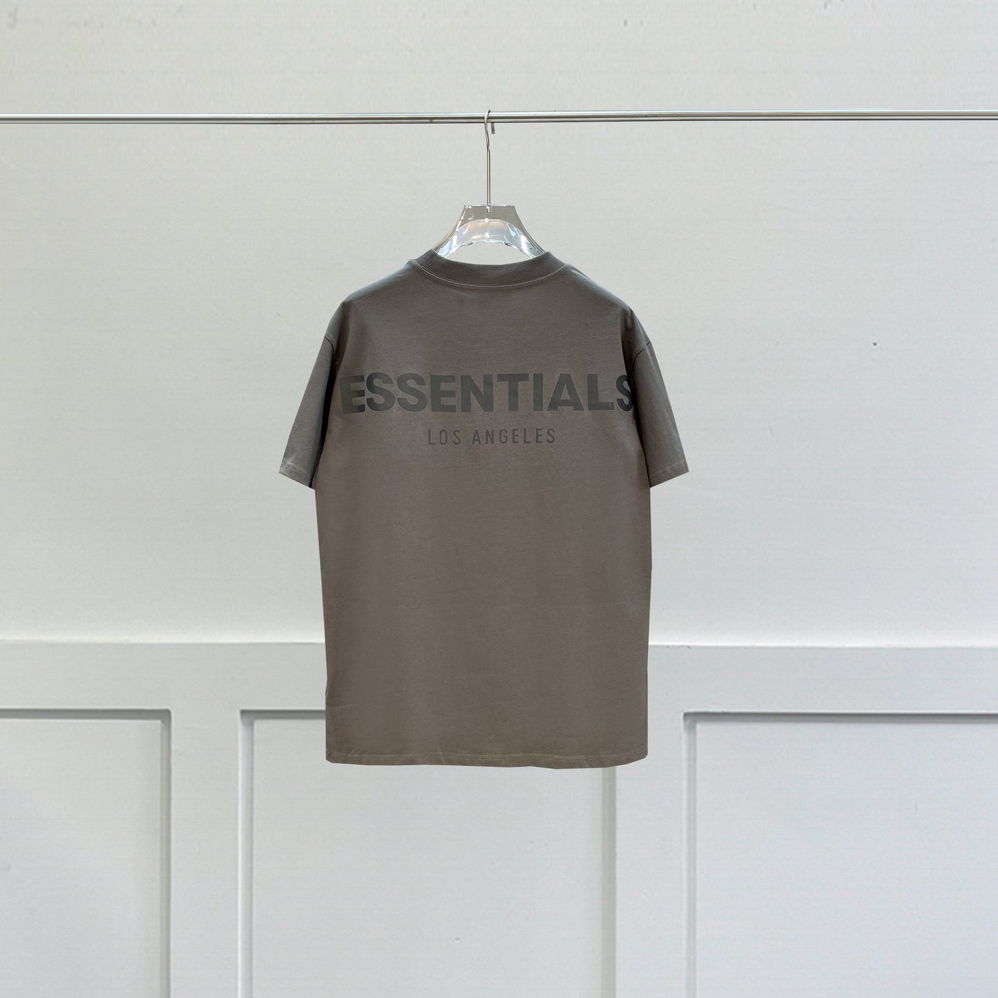 FOG Essentials Reflective Letter Tee – Loose Fit Unisex Short Sleeve T-Shirt
