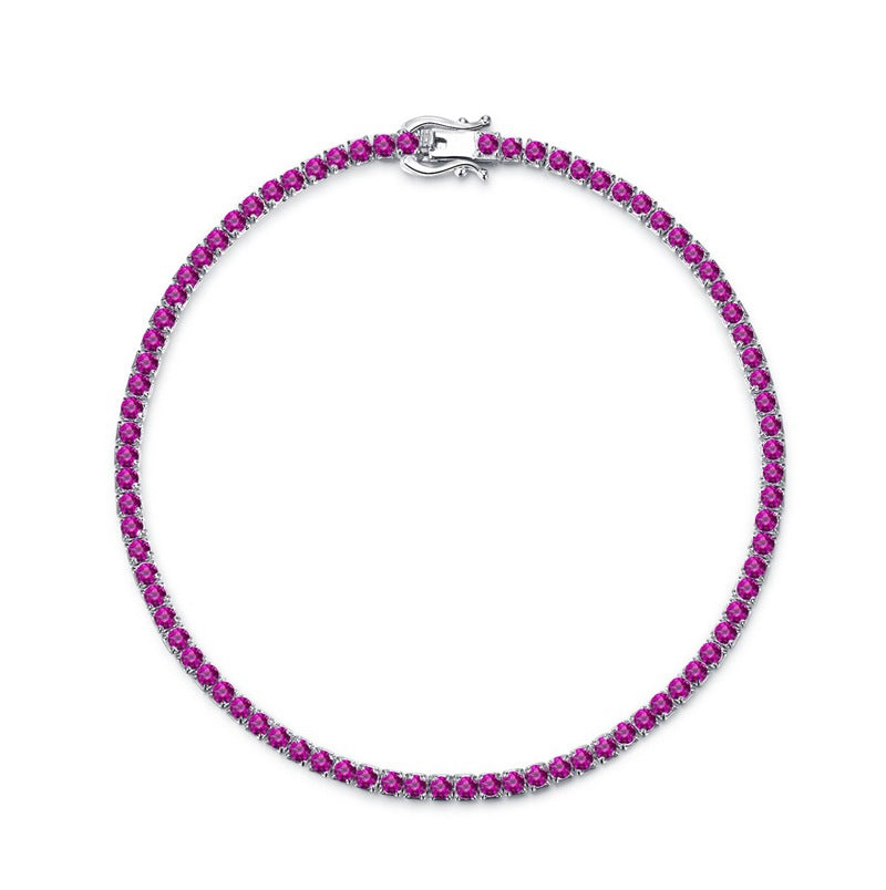 Elegant Sterling Diamond Bracelet for Women