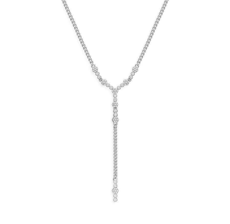 18K Gold-Plated Zircon Cuban Chain Necklace