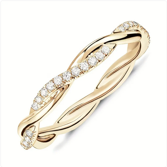 Women's Unique Braided Design Ring