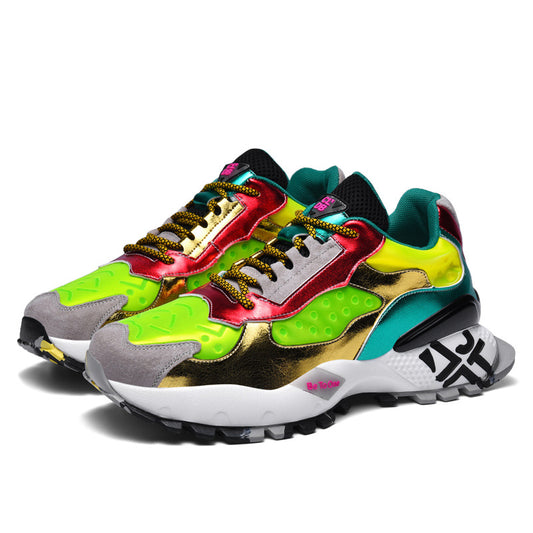 New Trendy Colorful Dad Sneakers for Men