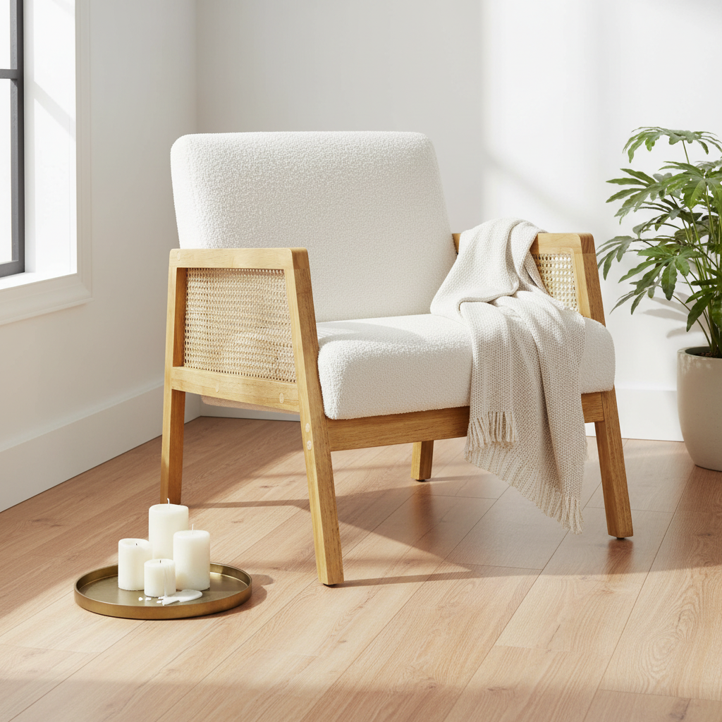Boucle Accent Chair